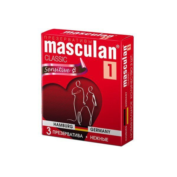 МАСКУЛАН Презервативы Masculan Sensitive plus № 3 нежные #1