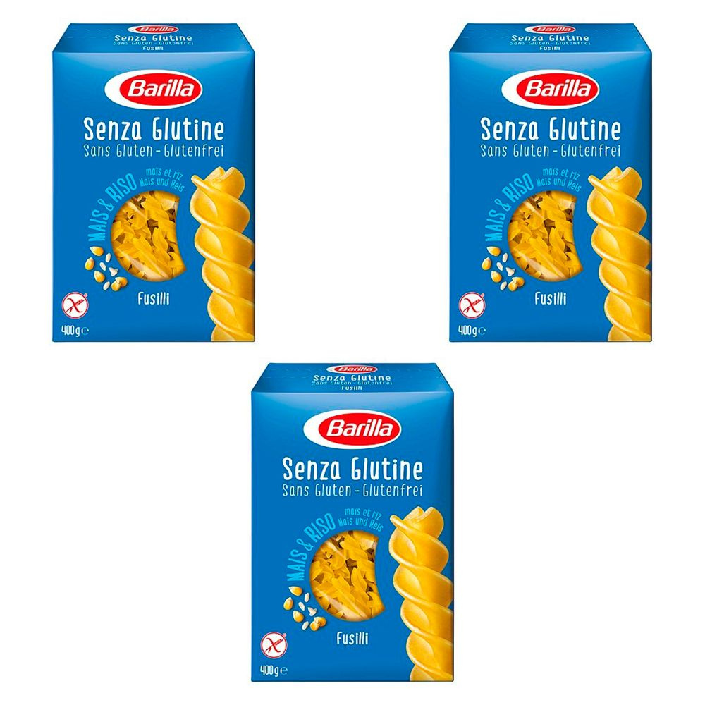 Спирали Barilla (фузилли) без глютена 400 г 3 шт. #1