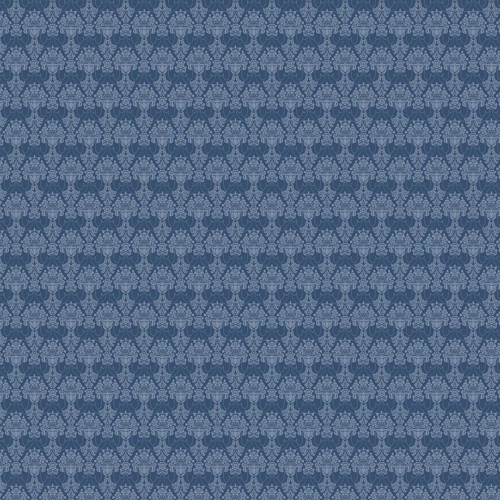 Ткань для шитья и дома Бязь наб 220+-5см 6812-3 Бельведер Кристалл /синий 100%хл 142г/м2 ГОСТ (НА ОТРЕЗ) #1