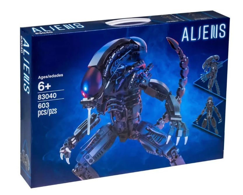 Конструктор Чужой Alien Xenomorph 603 деталей Сопоставим с LEGO #1