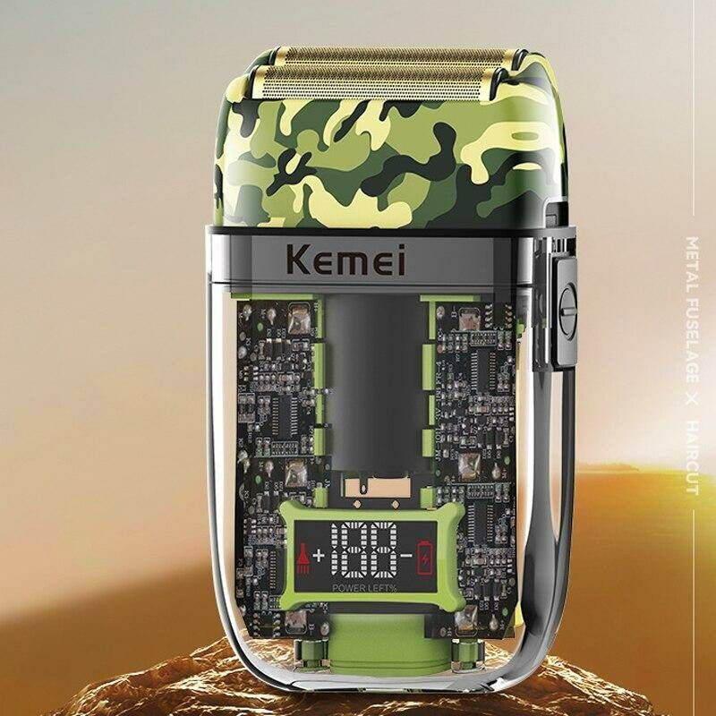 Kemei Электробритва KEMEI KM-3385, зеленый #1