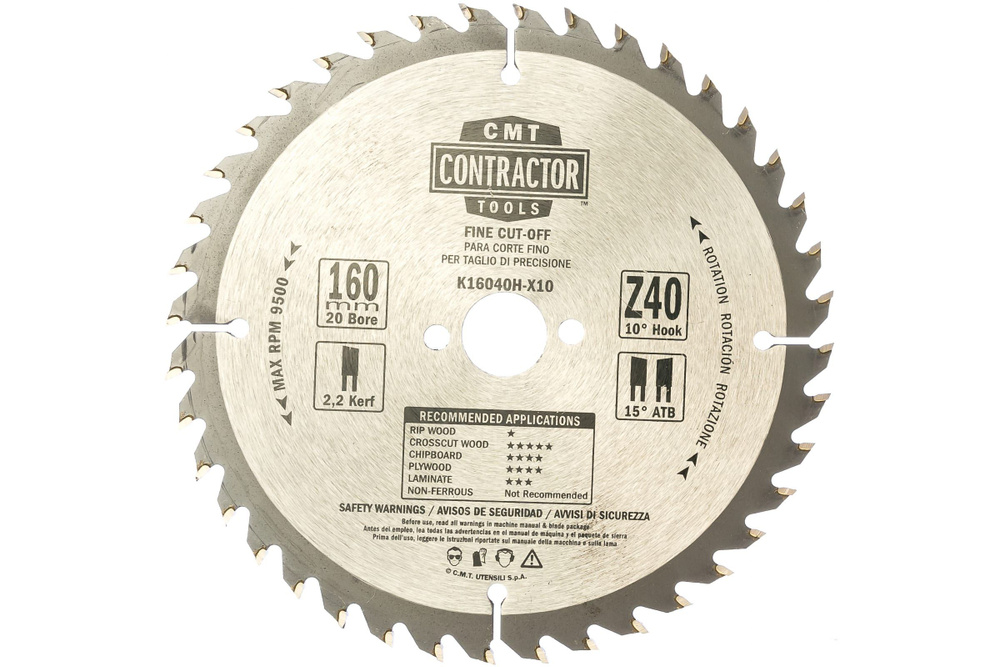 CMT Диск пильный 160 x 1.4 x 20; 40  зуб. #1