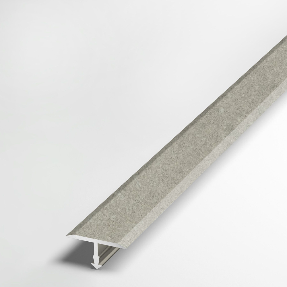 Т - порог напольный , порожек для нопольных покрытий , 20 мм х 900 мм , бетон сильвер  #1