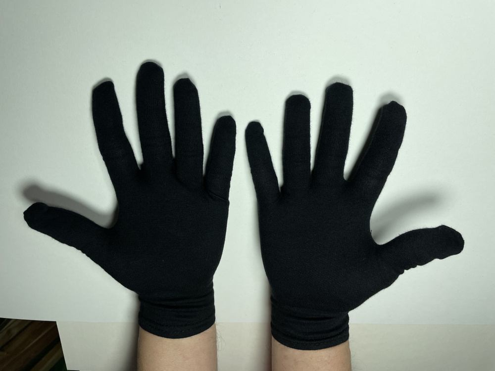 Перчатки ХБ Перчатки трикотажные Юсан 92% хлопка и 8% лайкры, размер: L, 1 пара  #1