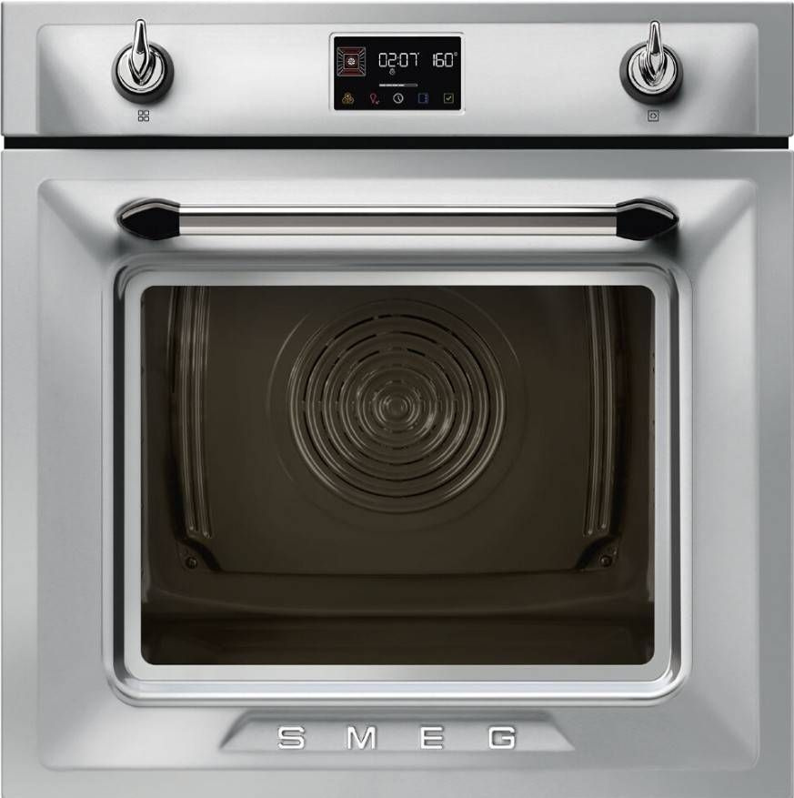 Духовой шкаф электрический с паром и пиролизом Smeg SOP6902S2PX  #1