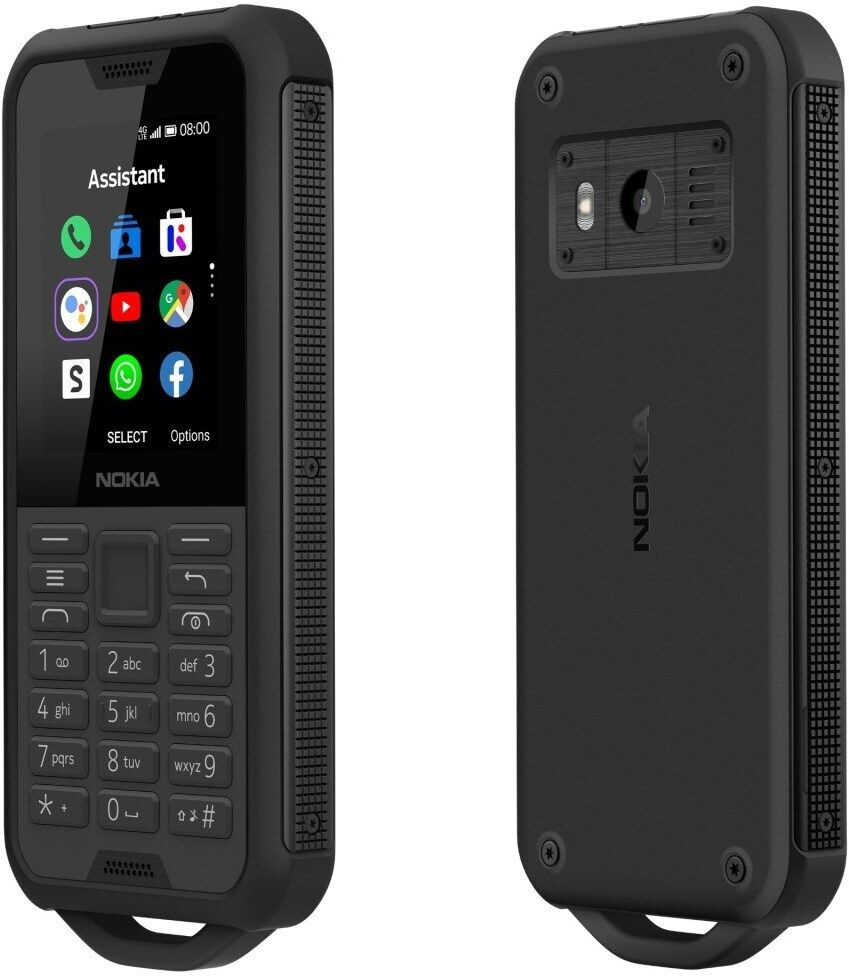 Мобильный телефон Nokia Противоударный телефон 800 Tough, черный (Из  Финляндии), черный - купить по выгодной цене в интернет-магазине OZON  (872655971)