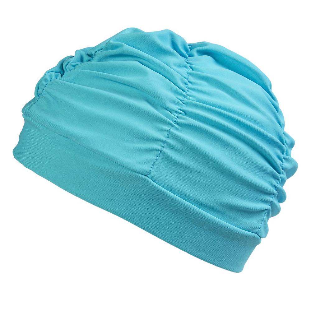 Тканевая шапочка для плавания / бассейна SwimRoom "Womens cap", взрослая, цвет бирюзовый  #1