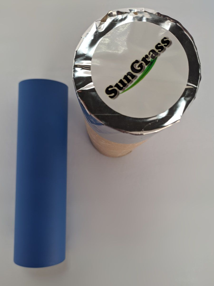 SunGrass / Пленка виниловая самоклеющаяся синяя матовая 1,52 х 20 см / Для автомобиля, мебели, техники, #1
