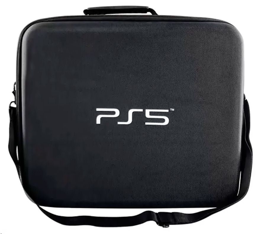 Дорожная сумка для хранения для консоли и геймпадов PS5 (черный)  #1