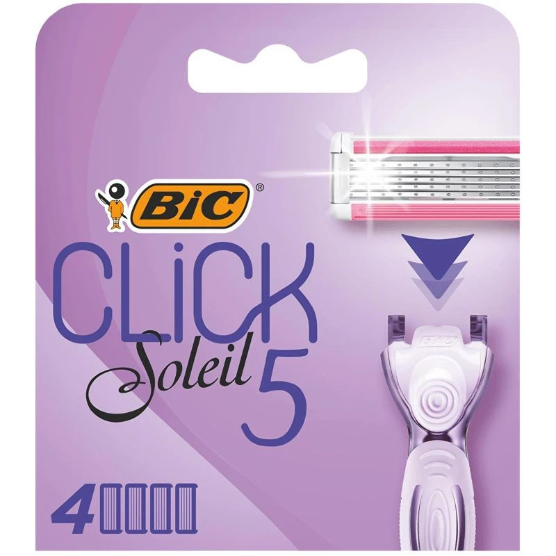 Bic Сменные кассеты для бритья Click 5 Soleil, для чувствительной кожи, 4 шт  #1