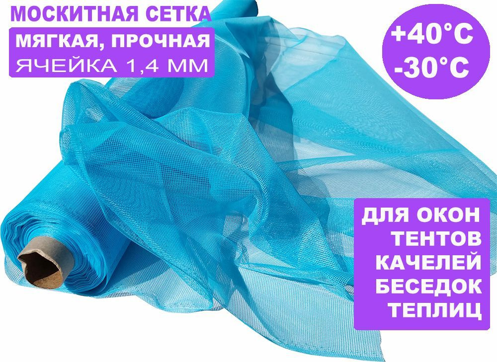 Москитная сетка БЕТЕКС голубая 1,5 х 3 м #1