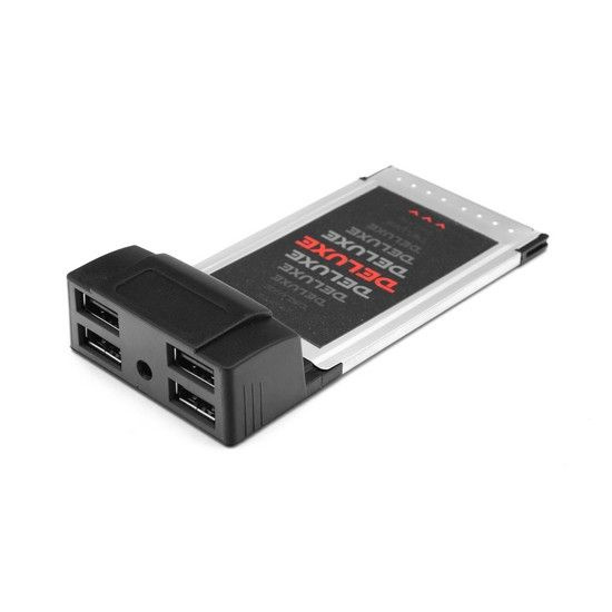 Адаптер Deluxe DLA-UH4 PCMCI Cardbus на USB HUB 4 Порта #1