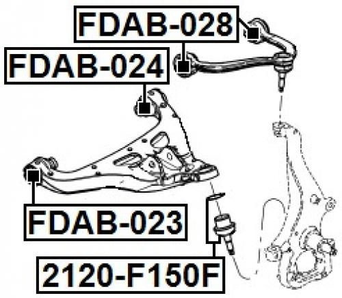 SAFEBEST Амортизатор подвески, арт. FDAB023 #1