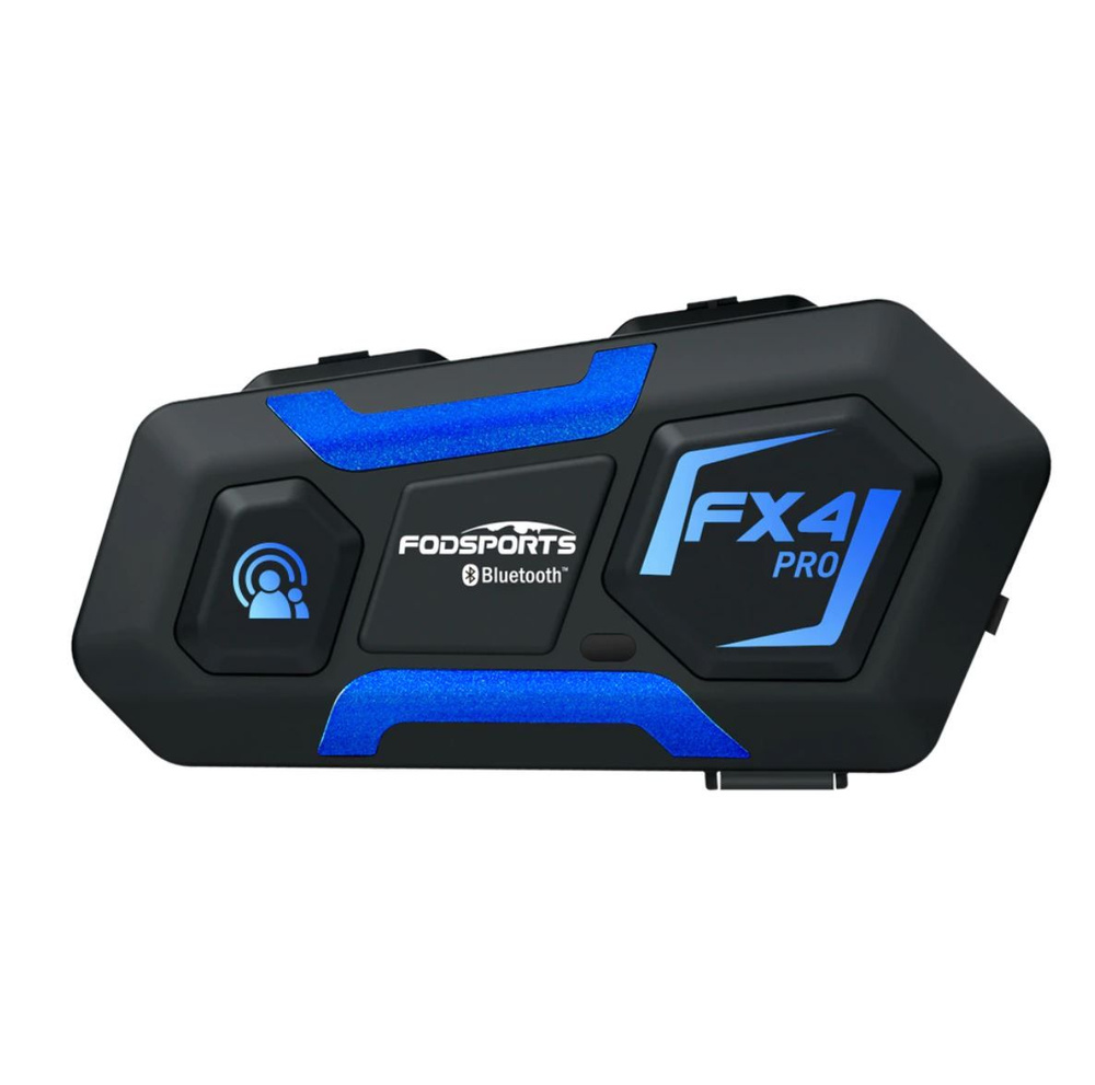 Мотогарнитура Fodsports FX4 PRO Bluetooth 5.0 с интеркомом #1