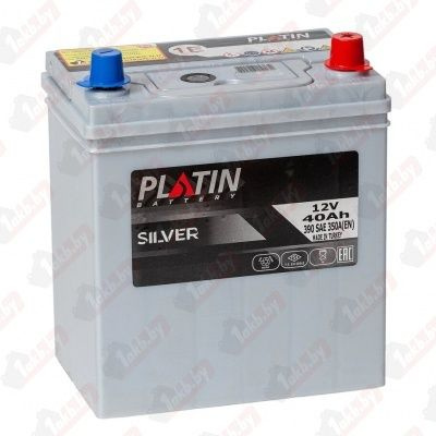 Аккумулятор автомобильный PLATIN ASIA SILVER (40 A/h), 350A R+ т.кл. #1