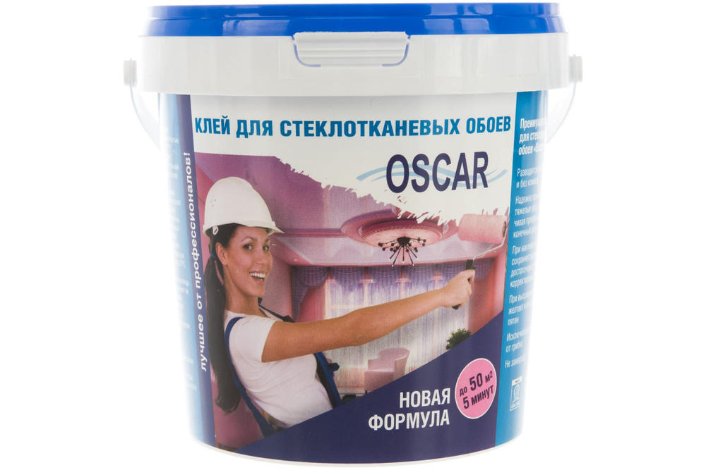 Клей обойный для стеклообоев сухой Oscar 400 г. #1