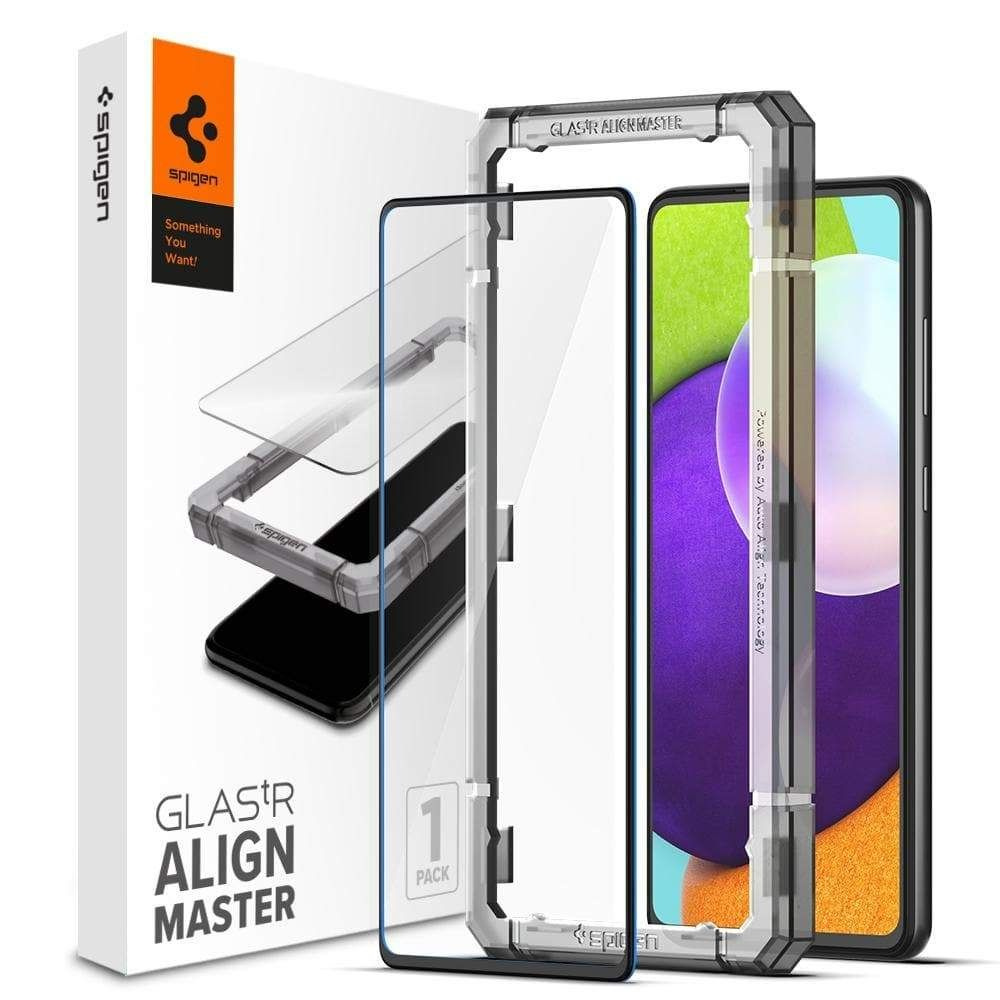 Защитное стекло SPIGEN для Galaxy A52s 5G / A52 5G / A52 - Align Master FC - Черный - 1 шт - AGL02821 #1