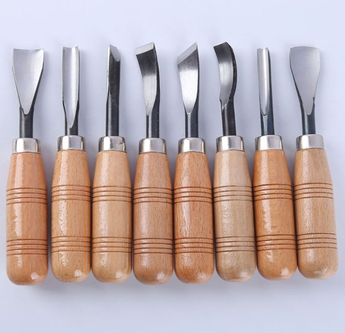 Набор инструментов для резьбы по дереву, ножи, для фигурной резки ...