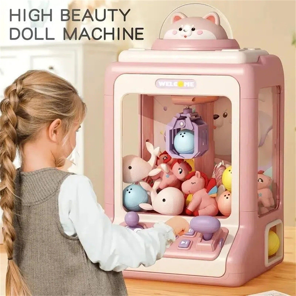 Кукольный автомат, мини-игровой автомат, детские игрушки, мини-машина для  ловли кукол - купить с доставкой по выгодным ценам в интернет-магазине OZON  (1180793122)