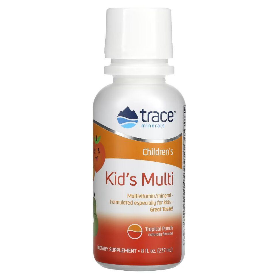 Trace Minerals Витамины для детей и подростков, детские мультивитамины, Kids Multi 237 мл  #1