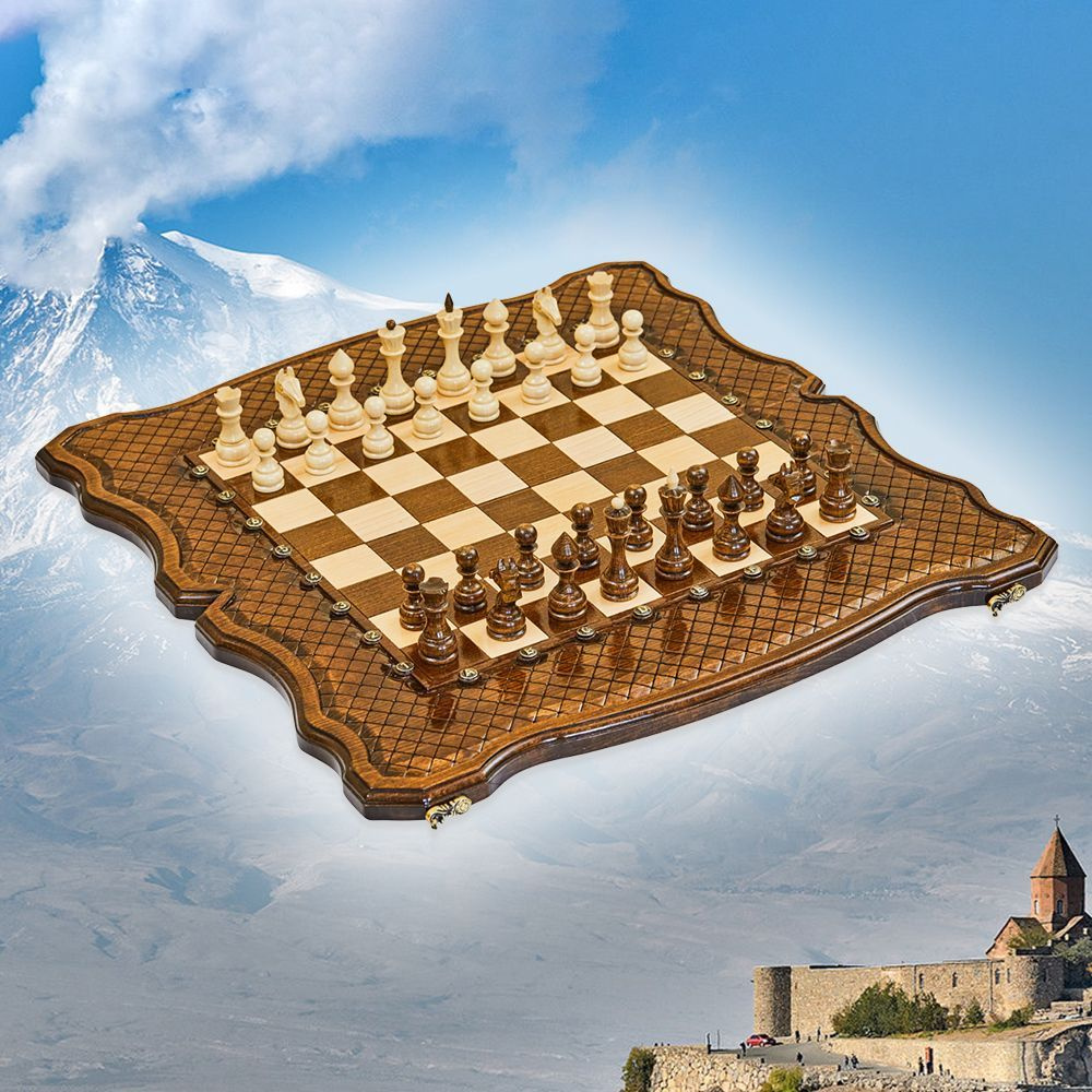 Резные шахматы и нарды Эндшпиль #1