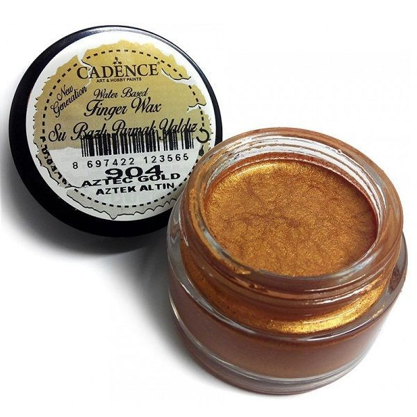 Воск старинная позолота Cadence Water Based Finger Wax 20 ml. Aztec Gold-904 #1