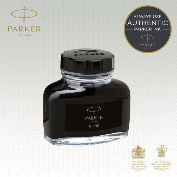 Флакон с чернилами Parker Quink Ink Z13 (1950375) черные, 57мл, для ручек перьевых  #1