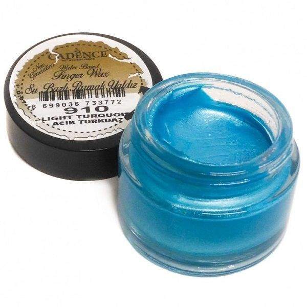 Воск старинная позолота Cadence Water Based Finger Wax 20 ml. Light Turquoise-910  #1