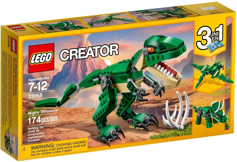 Конструктор LEGO Creator 31058 Грозный динозавр #1