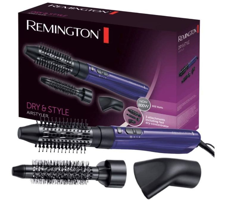 Фен-щетка Remington Dry & Style AS800, 800 Вт, 3 насадки, 2 температурных и скоростных режима, вращающийся #1