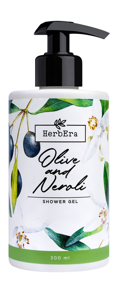 Гель для душа с ароматом оливы и нероли / HerbEra Olive and Neroli Shower Gel  #1