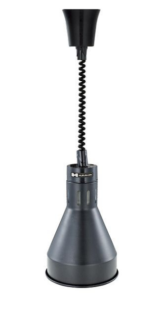 Лампа тепловая инфракрасная для подогрева блюд Hurakan HKN-DL825, черная, 0.25 кВт, регулировка по высоте, #1