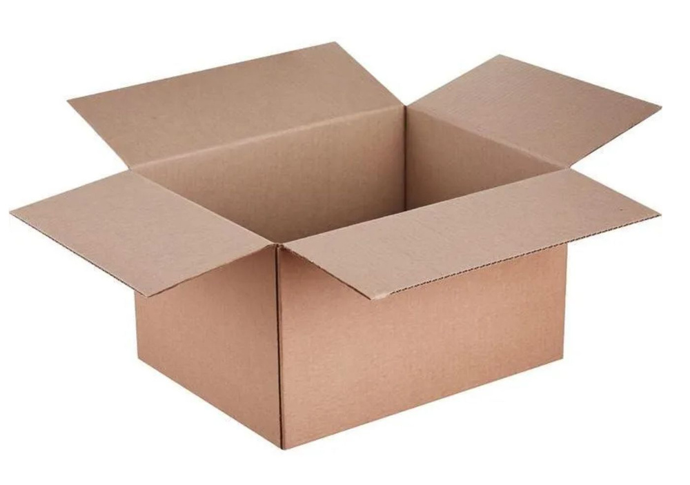 Картонная коробка Decoromir 380*240*300 мм, для переезда, хранения -10 штук  #1