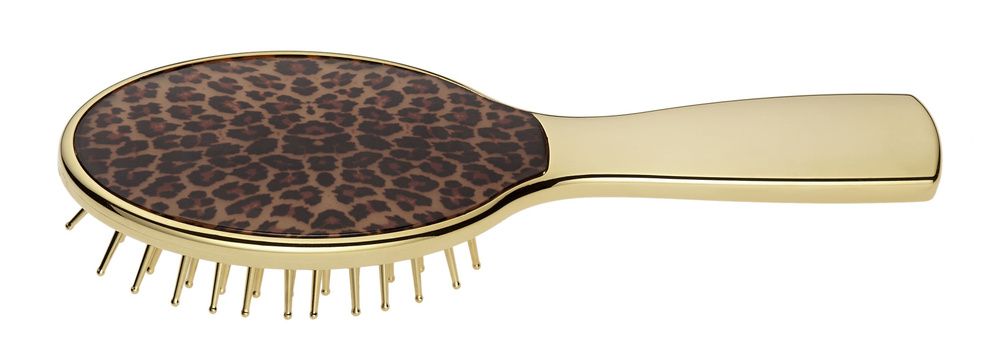 Janeke Щетка для волос с принтом "Леопард" #1