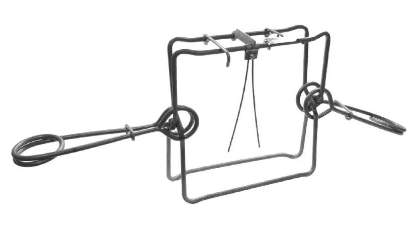 Капкан проходной КП-320. Разрешен для промысла в РФ (на бобра, барсука, выдру, рысь, енотовидную собаку, #1