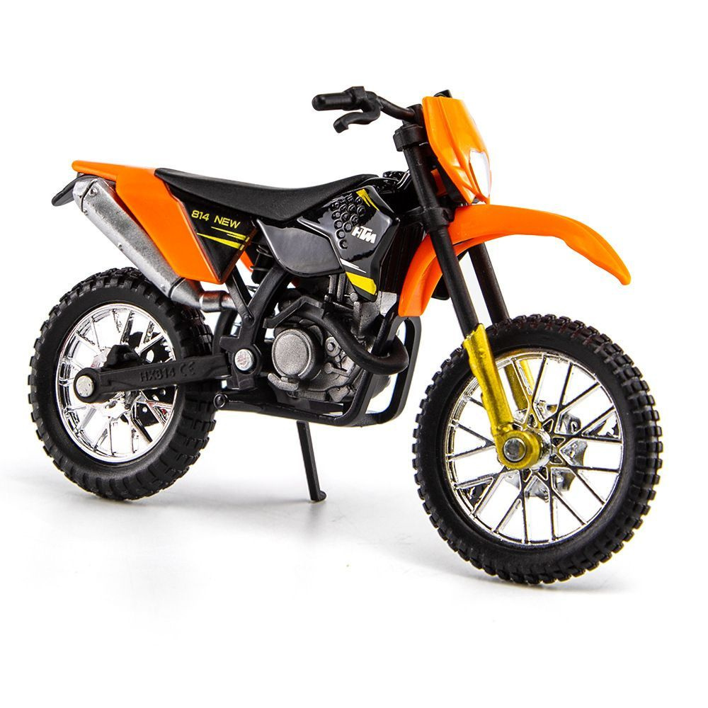 1: 18 KTM480SX-F. Сплавированные модели мини - мотоциклов. Игрушки для мальчиков. со стендом  #1