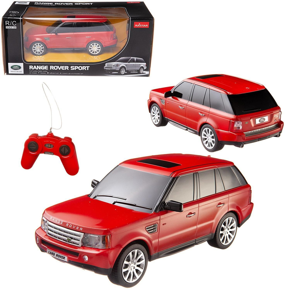 Машина р/у 1:24 Range Rover Sport, 20см, красный 2.4G #1