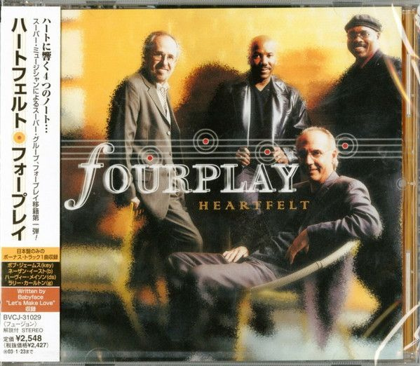 Fourplay. Heartfelt (Japan,Bluebird, BVCJ-31029, 2002) CD #1