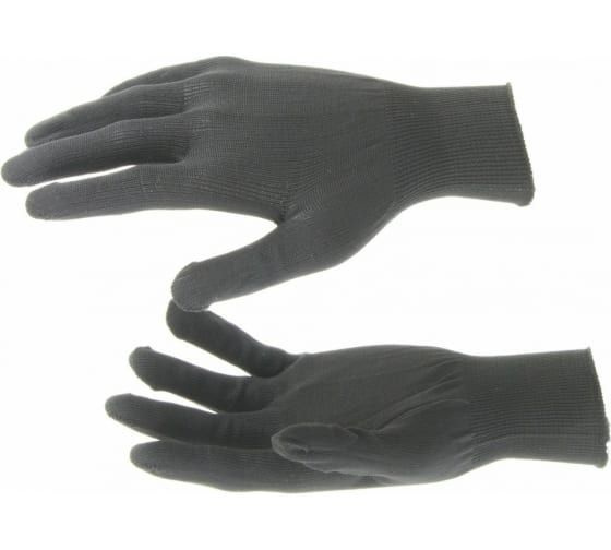 Перчатки защитные Нейлон, 13 класс, черные, XL Россия #1