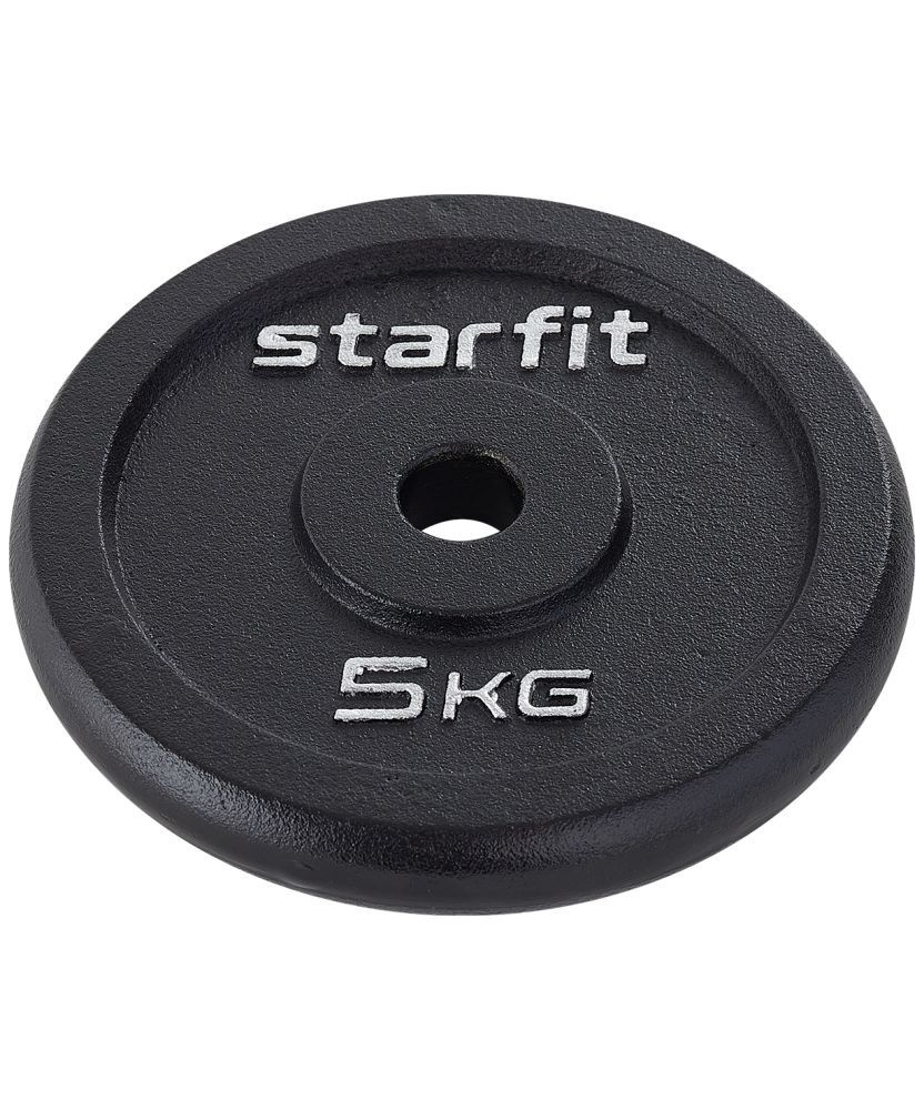 Starfit Диски для штанги, 5 кг, диаметр диска: 21 см #1