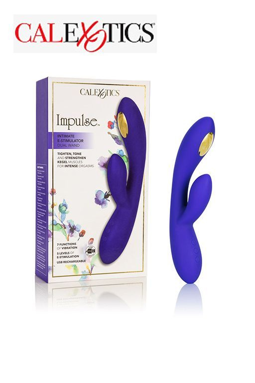 California Exotic Novelties Кролик с электростимуляцией Impulse Intimate E-Stimulator Dual Wand (21.5 #1