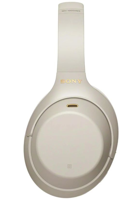 Беспроводные наушники Sony WH-1000XM4 , серебряный #1