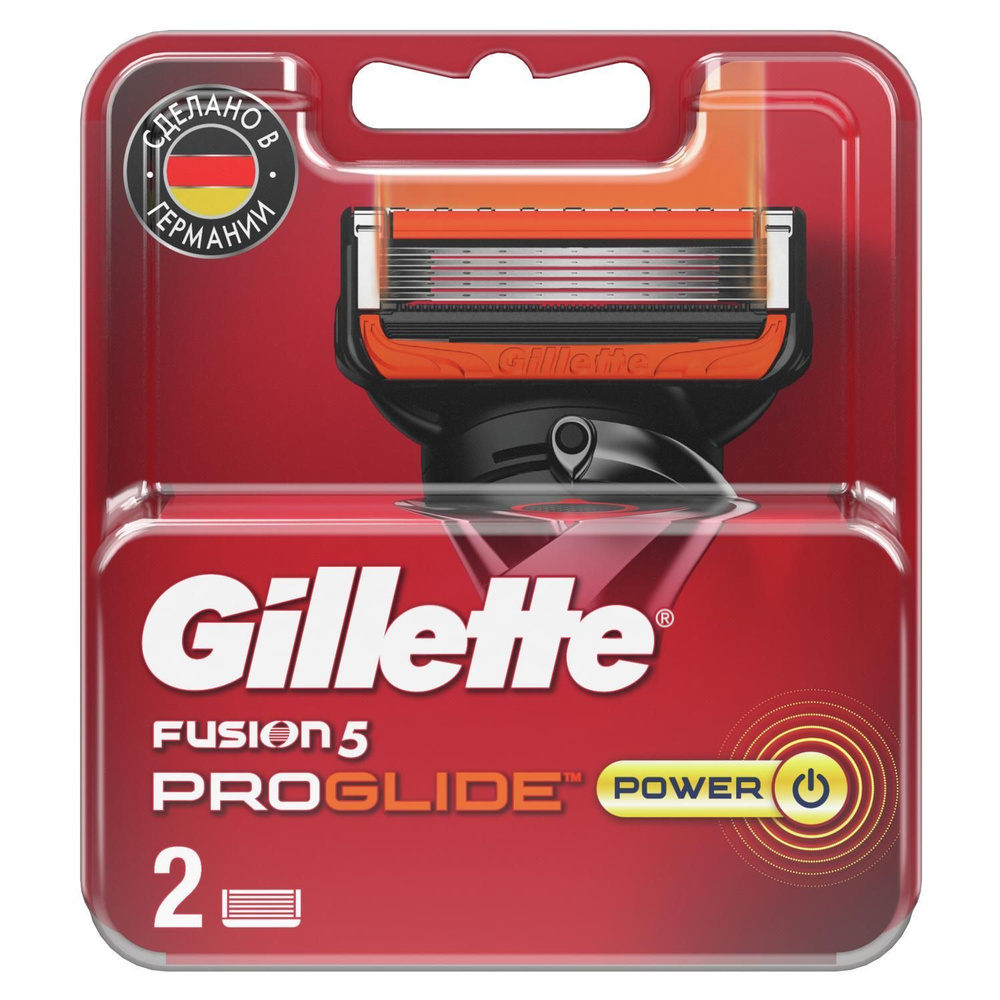 GILLETTE Кассеты для бритья Fusion Proglide Power, 2 шт. #1