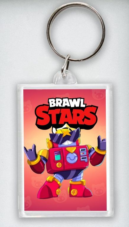 Брелок акриловый Brawl Stars, Бравл Старс №5 - купить с доставкой по ...
