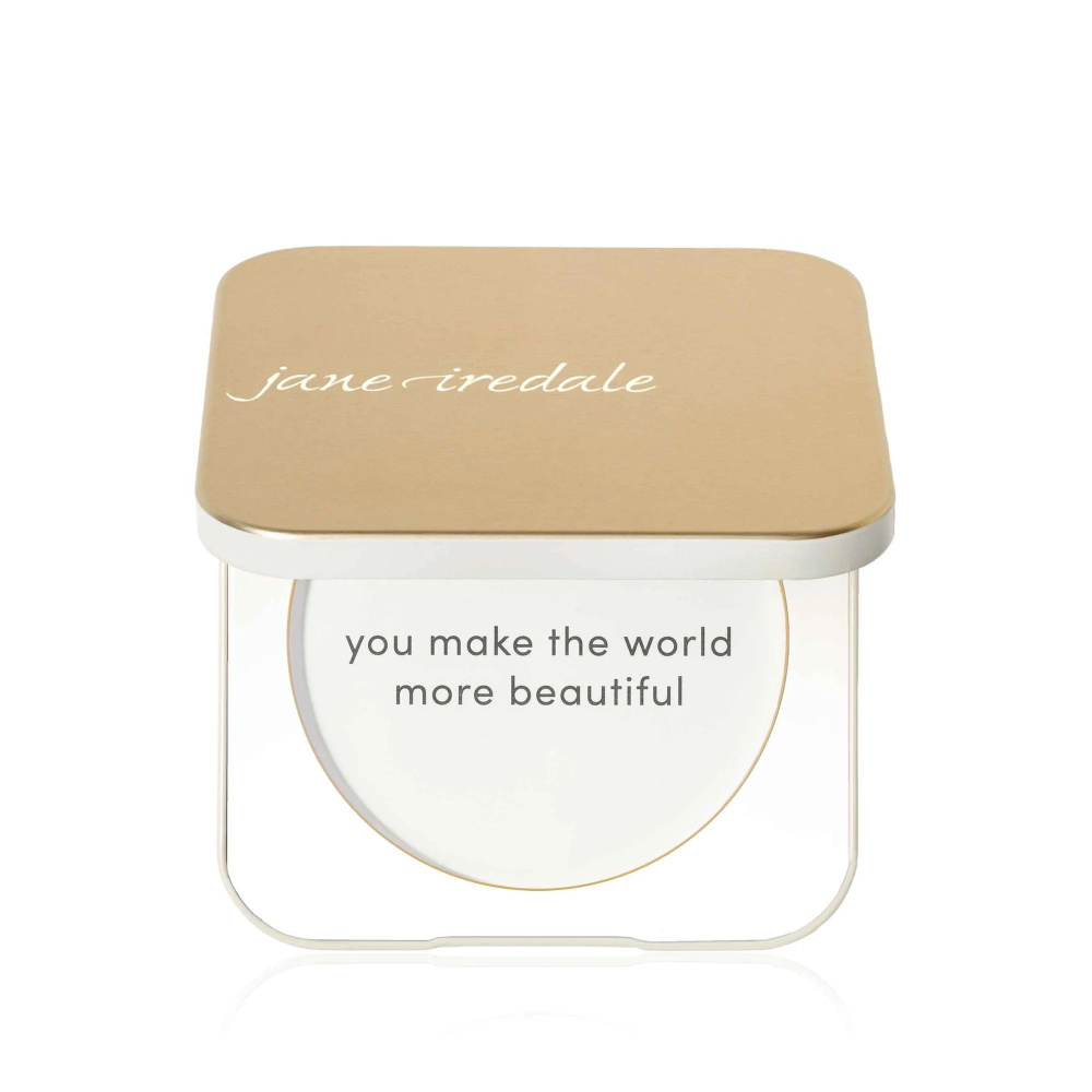 Jane Iredale, Пудреница для прессованных основ (рефиллов) Refillable Compact / Золотая  #1