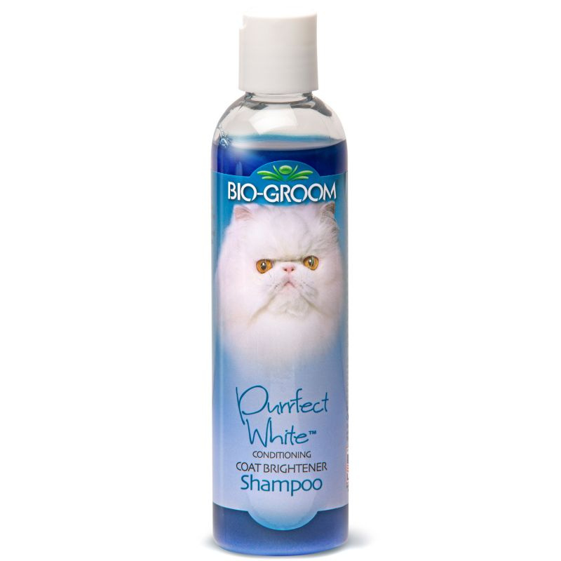 Кондиционирующий шампунь Bio-Groom Purrfect White Shampoo для кошек белого и светлых окрасов 237 мл  #1