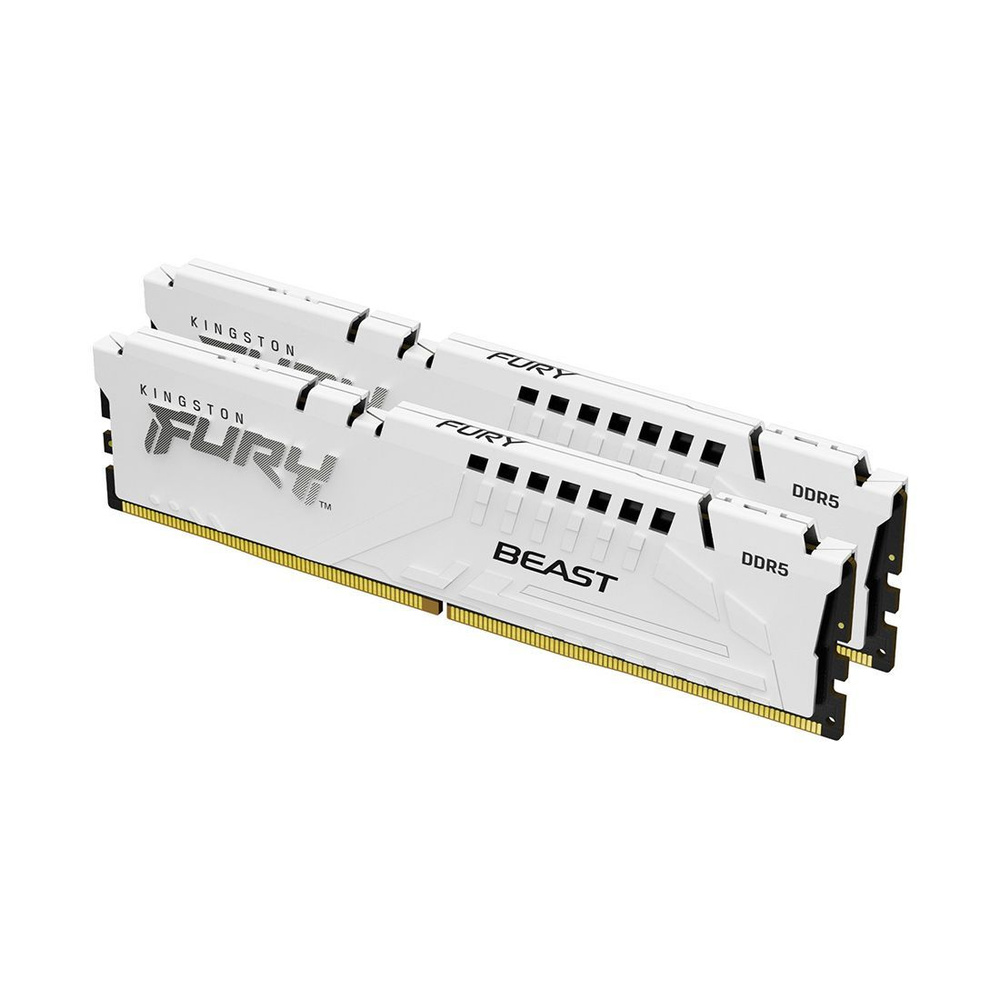 Kingston Оперативная память Комплект модулей памяти FURY Beast White EXPO KF552C36BWEK2-32 DDR5 32GB #1