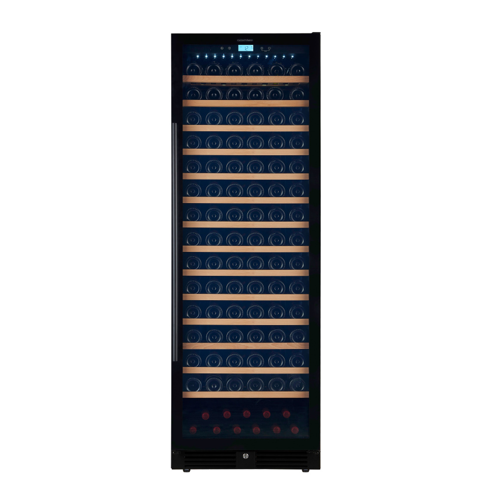 Винный шкаф Cellar Private CP165-1TB, встраиваемый, однотемпературный, 165бут, черный.  #1