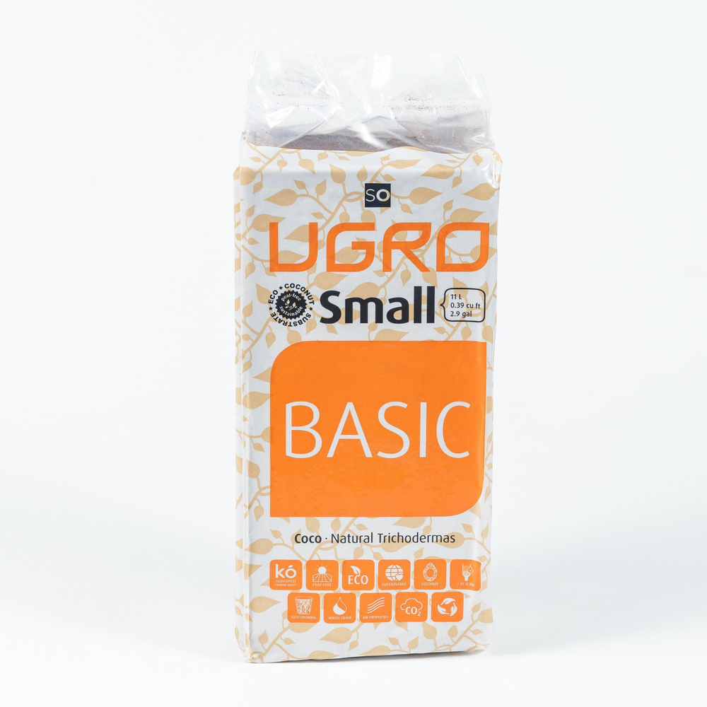 Кокосовый субстрат Ugro small Basic 11 литров #1