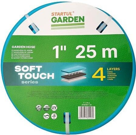 Шланг поливочный STARTUL Garden Soft Touch 1" 25 м (ST6040-1-25) #1